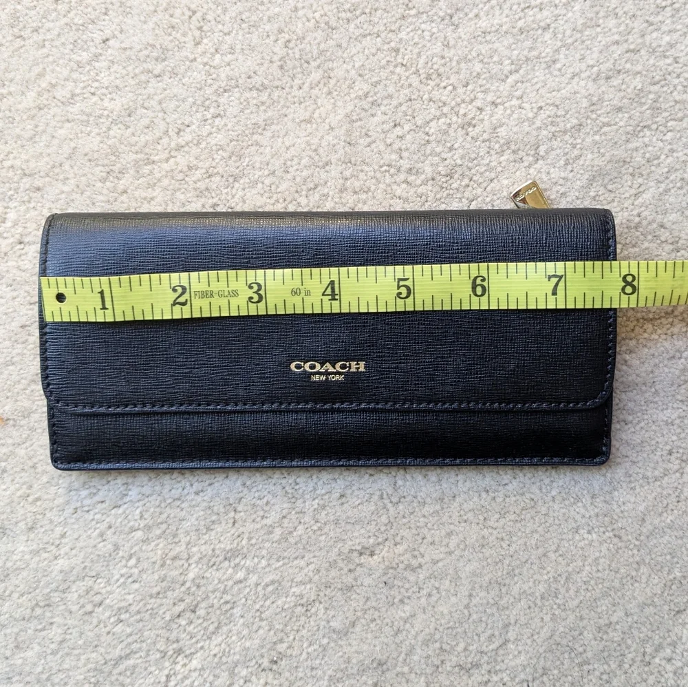 Coach Black Leather Wallet